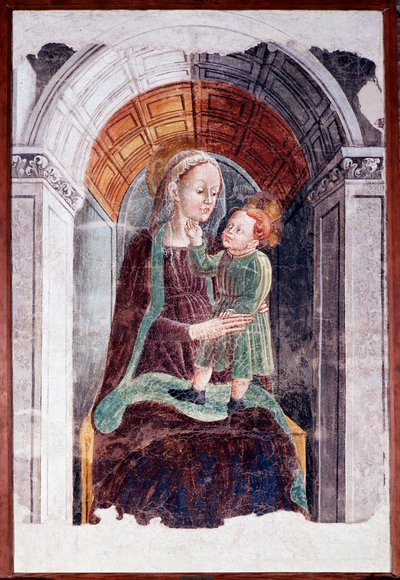Madonna mit Kind von Dario da (attr.to) Treviso