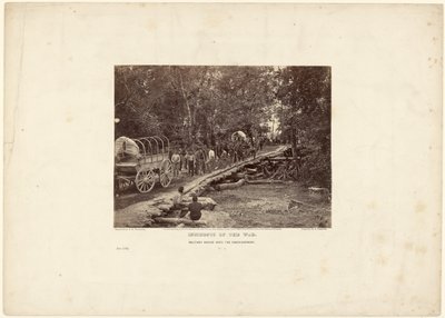 Militärbrücke über den Chickahominy von David B. Woodbury
