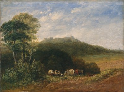 Dudley Castle; 1853 von David Cox
