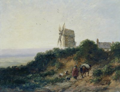 Der Weg zur Mühle von David Cox