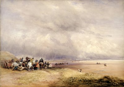 Ulverston Sands, 1835 von David Cox the elder