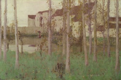 Das verfluchte Schloss, Grez-sur-Loing, 1896 von David Gauld