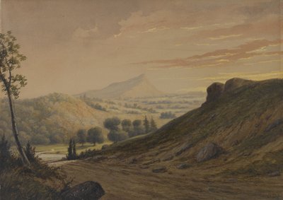 Neuengland-Landschaft, ca. 1850 von David Johnson