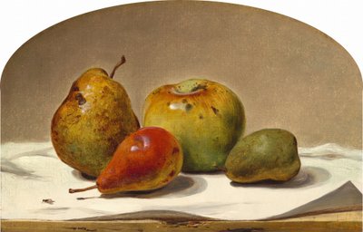 Drei Birnen und ein Apfel von David Johnson