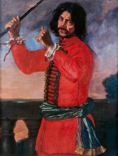 Hindrik Hasenberger, der Hofnarr, 1651 von David Klöcker Ehrenstrahl