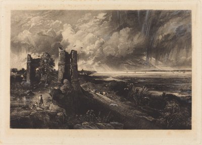 Hadleigh Castle von David Lucas after John Constable