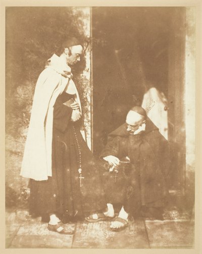 Zwei Mönche von David Octavius Hill