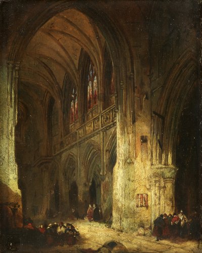 Kircheninneres von David Roberts