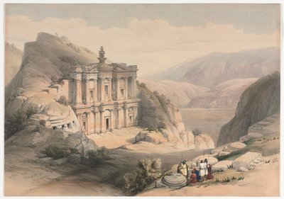 El Deir Petra von David Roberts