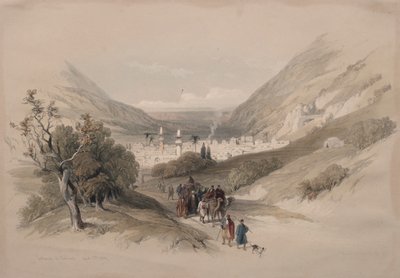 Eingang zu Nablus von David Roberts