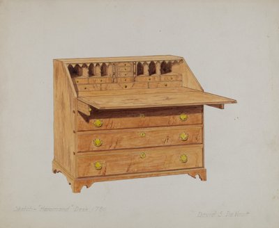 Schreibtisch von David S. De Vault