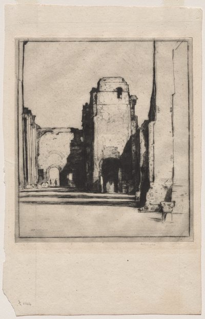 Tepidarium, Bäder von Caracalla von David Young Cameron