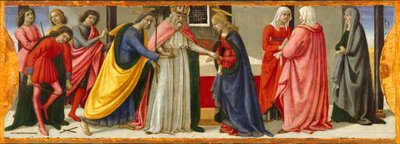 Die Hochzeit der Jungfrau, ca. 1479 von Davide Ghirlandaio