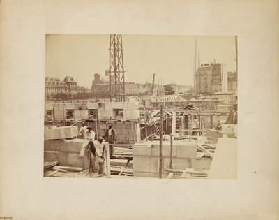 [Baustelle in Paris] von Delmaet and Durandelle