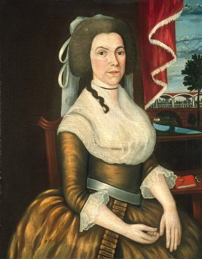 Mrs. Elizabeth Noyes Denison, ca. 1790 von Denison Limner