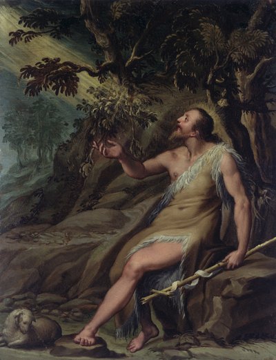 Johannes der Täufer in der Wildnis von Denys Calvaert