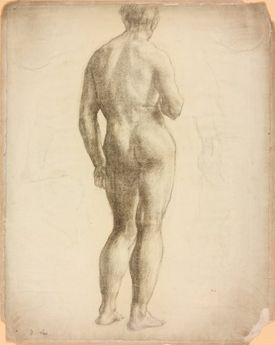 Studie einer männlichen Figur von Derwent Lees