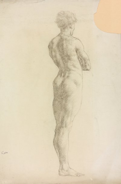 Studie einer männlichen Figur von Derwent Lees