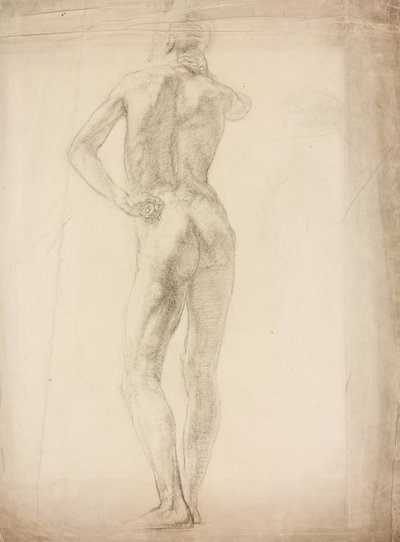 Studie einer männlichen Figur von Derwent Lees