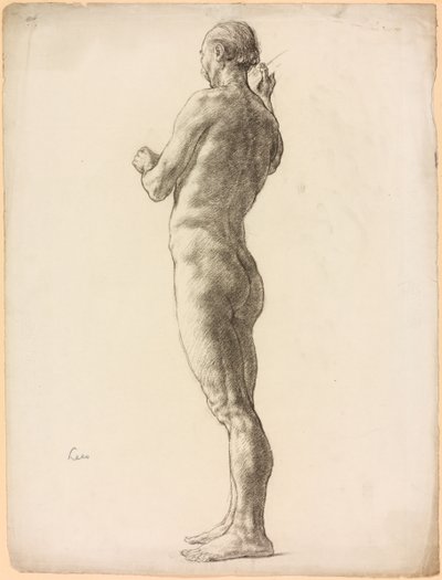 Studie einer männlichen Figur von Derwent Lees
