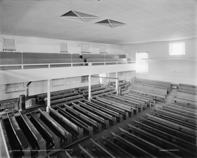 Freunde-Versammlungshaus, Innenansicht, Philadelphia von Detroit Publishing Co.