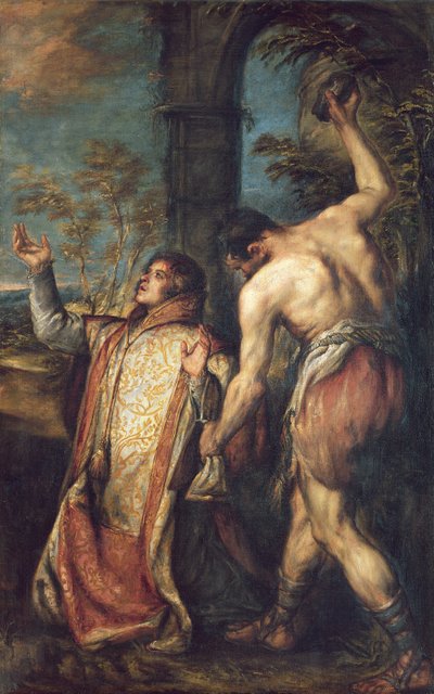 Das Martyrium des Heiligen Stephanus von Diego Polo