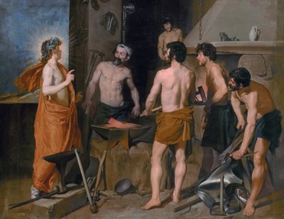Apollo in der Schmiede des Vulkan von Diego Velázquez