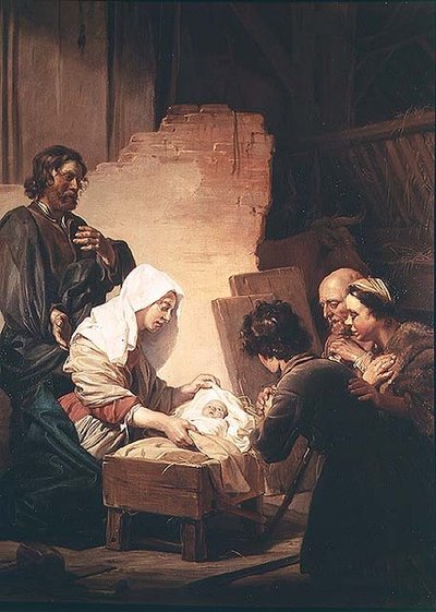 Die Anbetung der Hirten von Dirck de Bray