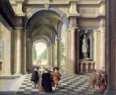 Eine Renaissance-Halle von Dirck van Delen