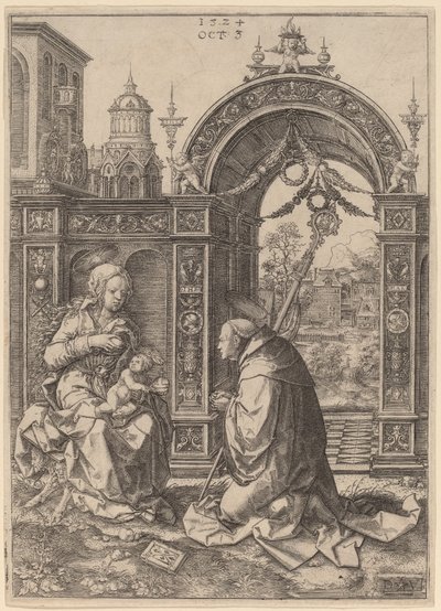 Die Vision des Heiligen Bernhard von Dirk Jacobsz Vellert