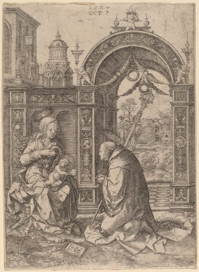 Die Vision des heiligen Bernhard von Dirk Jacobsz Vellert