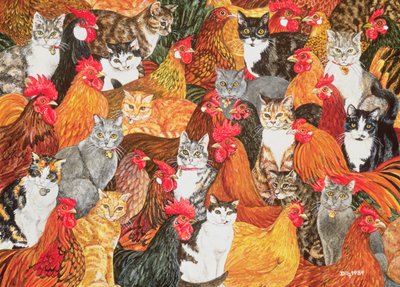 Hühner-Katzen von Ditz