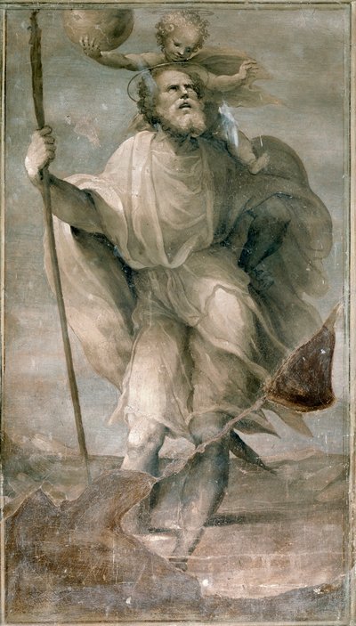 Heiliger Christophorus von Domenico Beccafumi