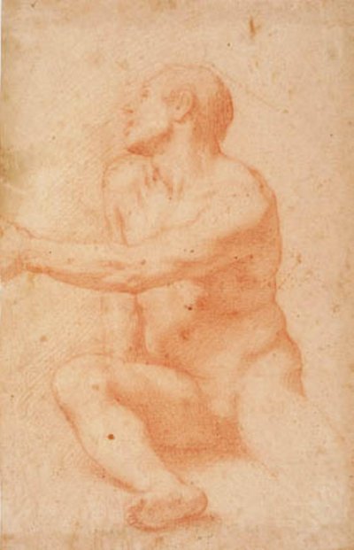 Sitzender Akt von Domenico Cresti