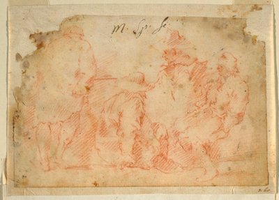 Vier Figuren von Domenico Gargiulo, called Micco Spadaro