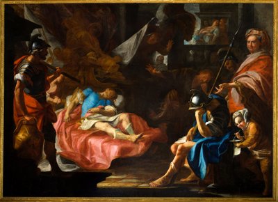Tod des Germanicus, ca. 1730-40 von Domenico Parodi