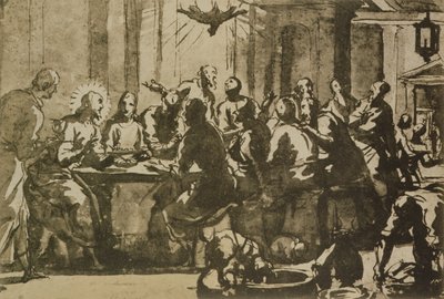 Das letzte Abendmahl von Domenico Robusti Tintoretto