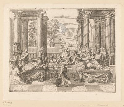 Maria Magdalena salbt die Füße Christi von Dominique Barriere
