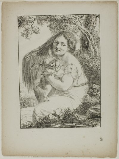 Amor und eine junge Frau von Dominique Vivant Denon