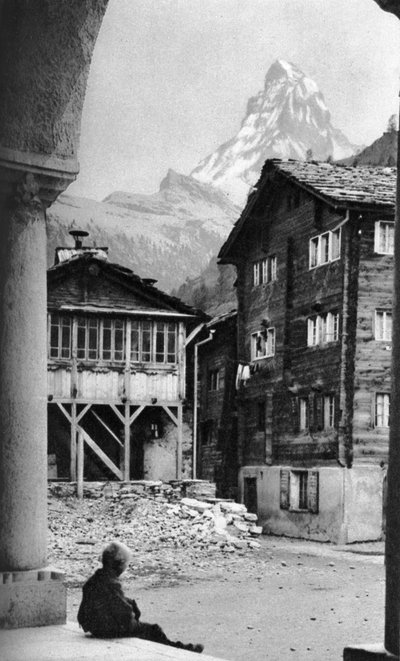 Matterhorn, Zermatt, Schweiz, um 1924 von Donald McLeish