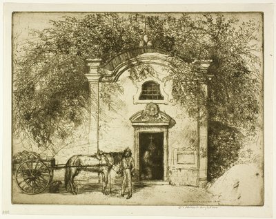 Eine Kapelle am Wegesrand von Donald Shaw MacLaughlan