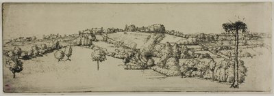 Landschaft, Bretagne von Donald Shaw MacLaughlan