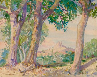 Landschaft, Italien von Donald Shaw MacLaughlan