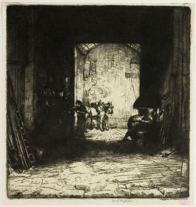 Die kleine Schmiede von Donald Shaw MacLaughlan