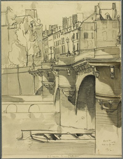 Blick auf die Pont Neuf von Donald Shaw MacLaughlan