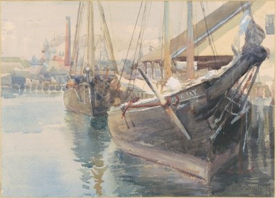 Schiffe am Dock von Dora Louise Murdoch