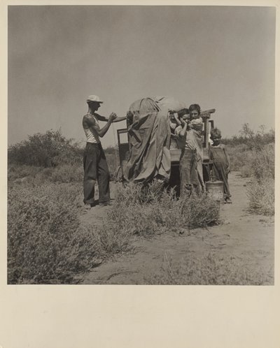 Durchreisende, New Mexico von Dorothea Lange