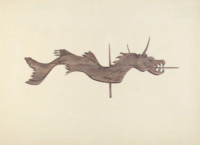 Drachen-Wetterfahne von Dorothy Hay Jensen