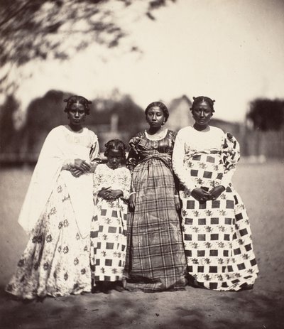 Frauen Betsimisaraka, Madagaskar, 1863 von Désiré Charnay