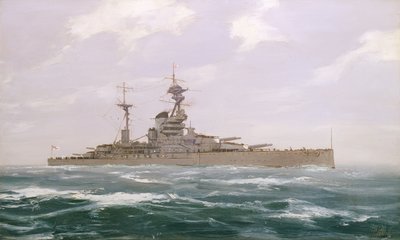 HMS Resolution, 1923 von Duff Tollemache